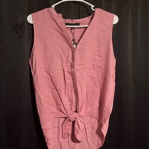 Harve Benard Pink Textured Top